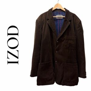 IZOD Mens Brown Blazer Sport Coat Jacket Corduroy Classic Business Casual